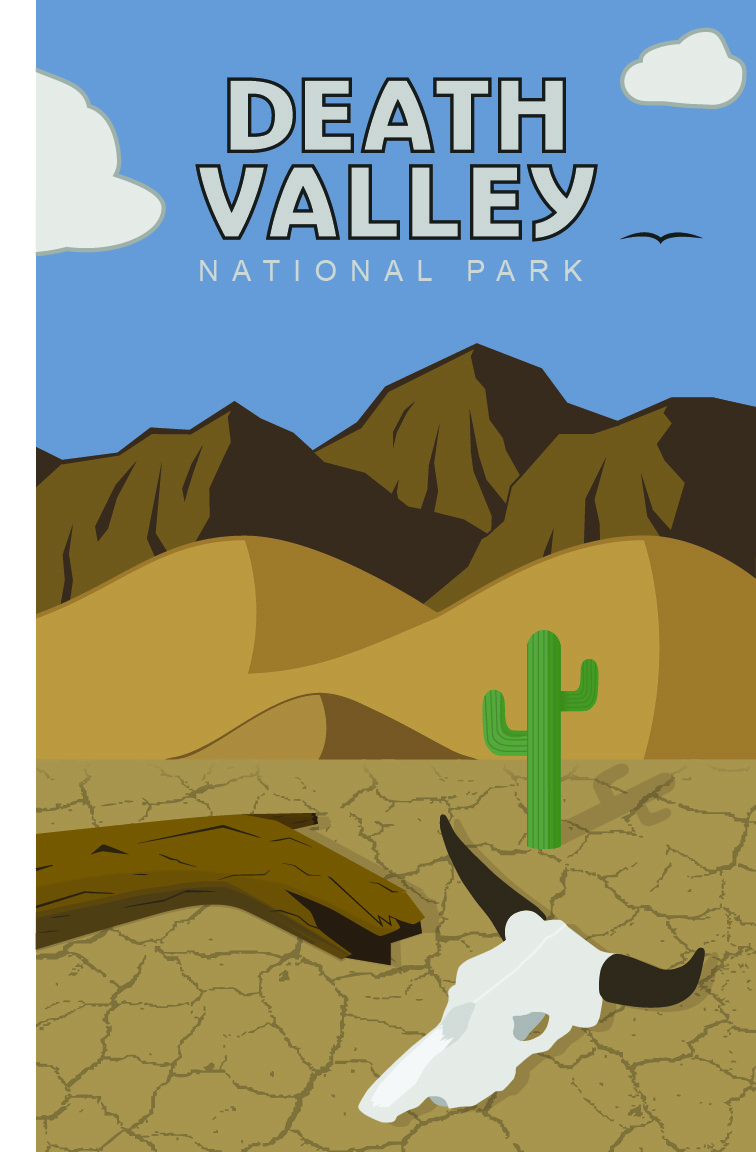 Death Valley Poster Richard Lee